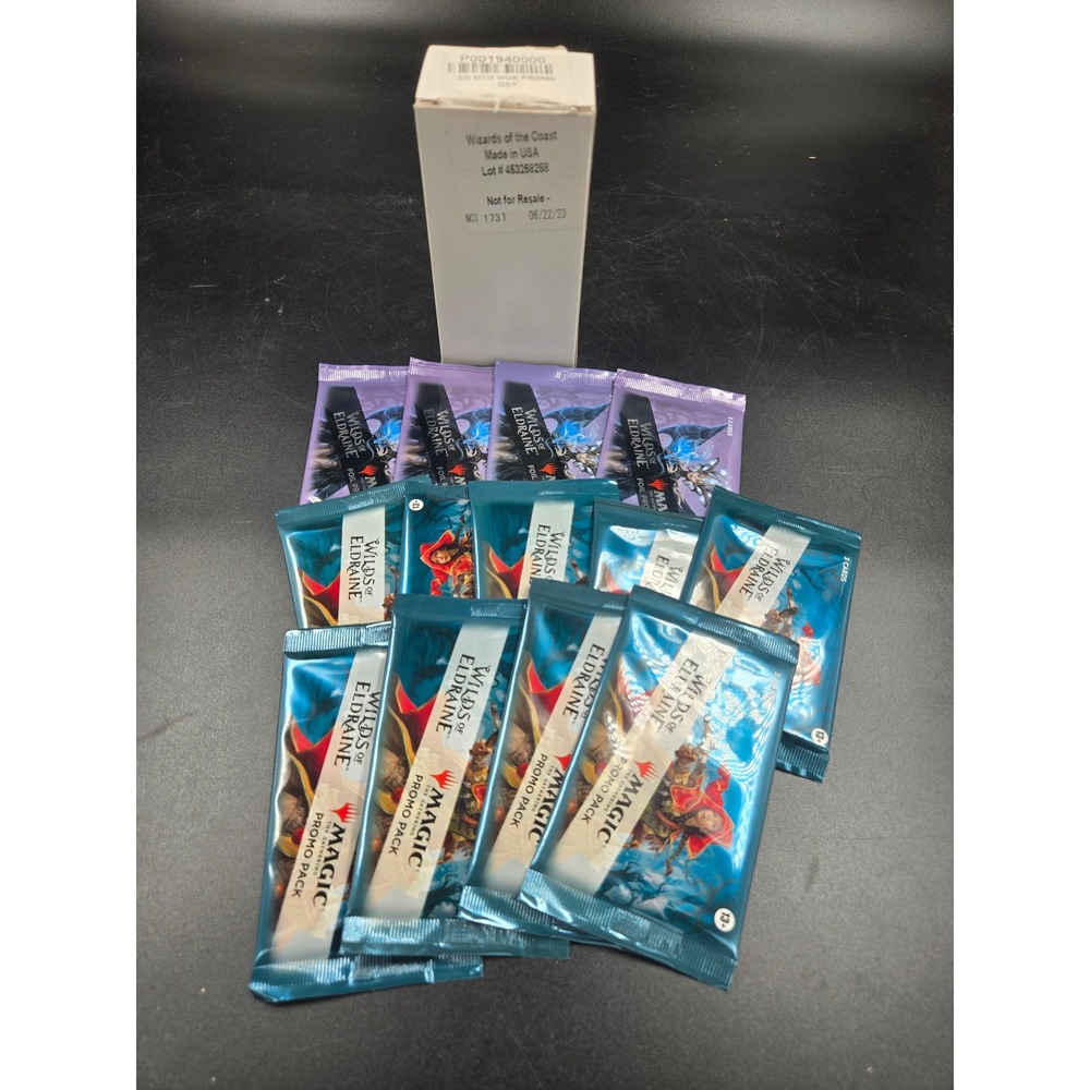 MTG Wilds of Eldraine Promo Pack Lot 13 Sealed Packs 9 Standard 4 Foil WOE